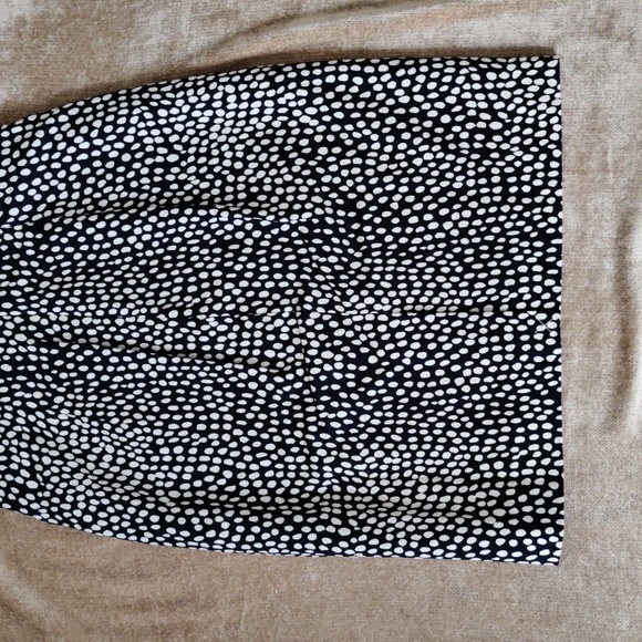 J.Crew Navy White Oncilla Animal Sheath Dress - Size 4 - Picture 10 of 14